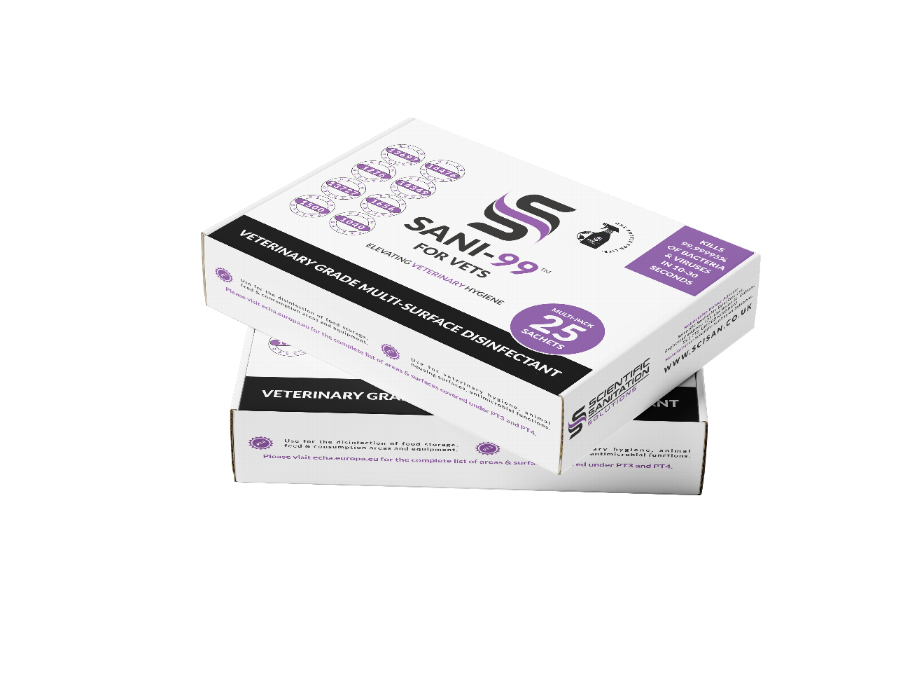 SANI-99 for Vets 25 sachet pack